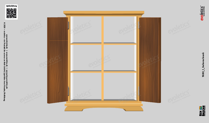 SixBricks Farbenschrank